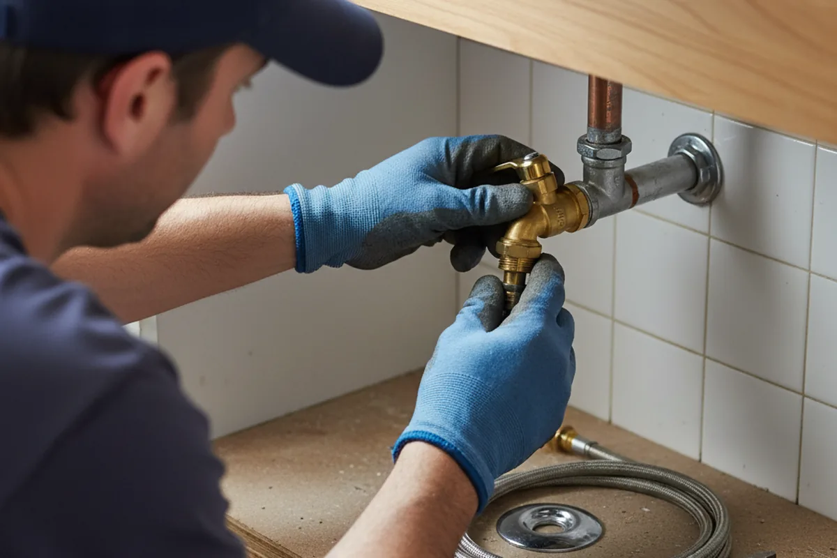 Shutoff valve and fitting work during Emergency Plumbing in Wickliffe